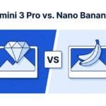 Versus comparison of Gemini 3 Pro Image and Nano Banana 2 image models
