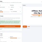 AI whiteboard animation software preview: a hand draws the heading Affiliate Marketing, Click By Click