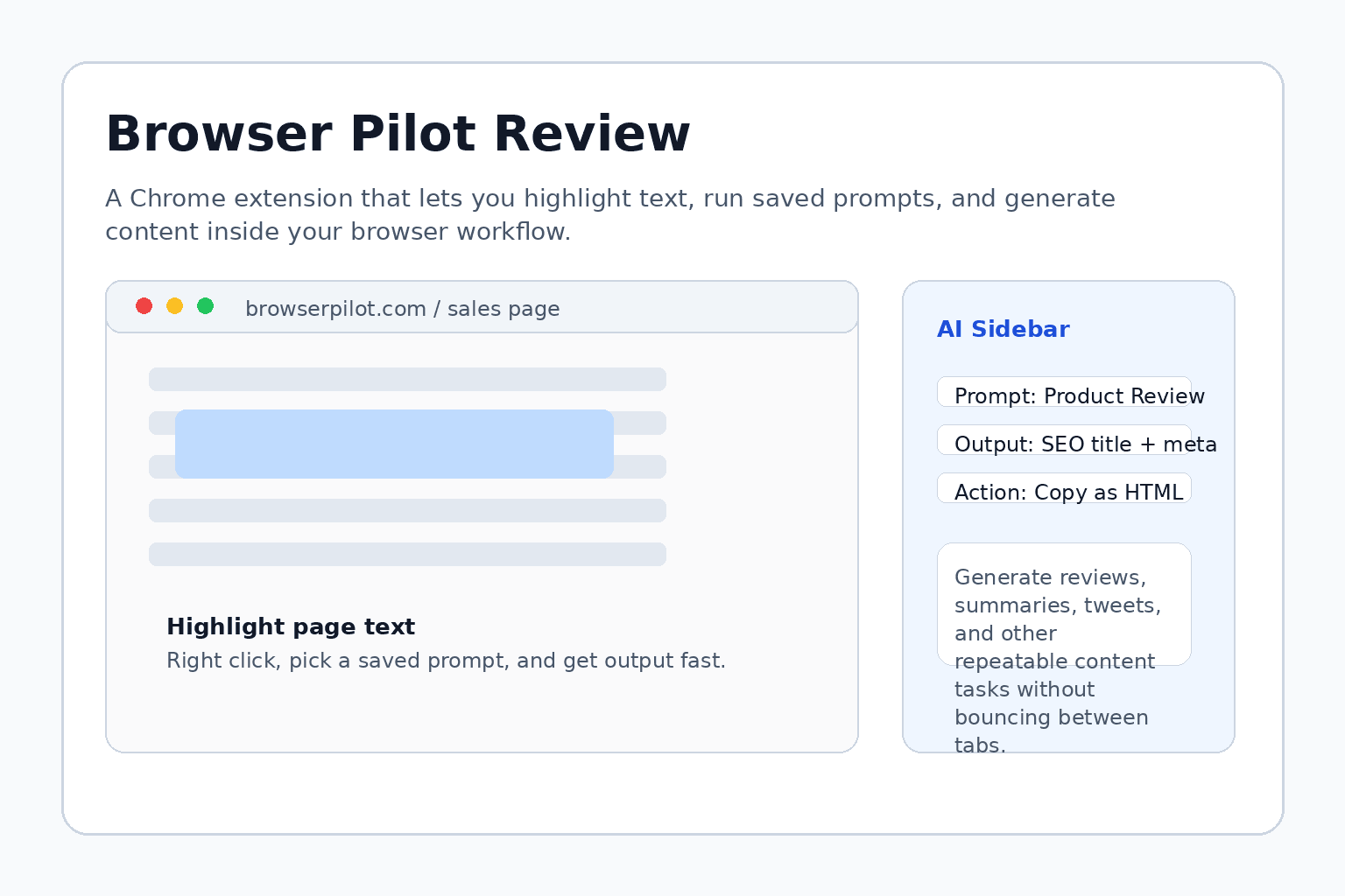 Browser Pilot review concept visual