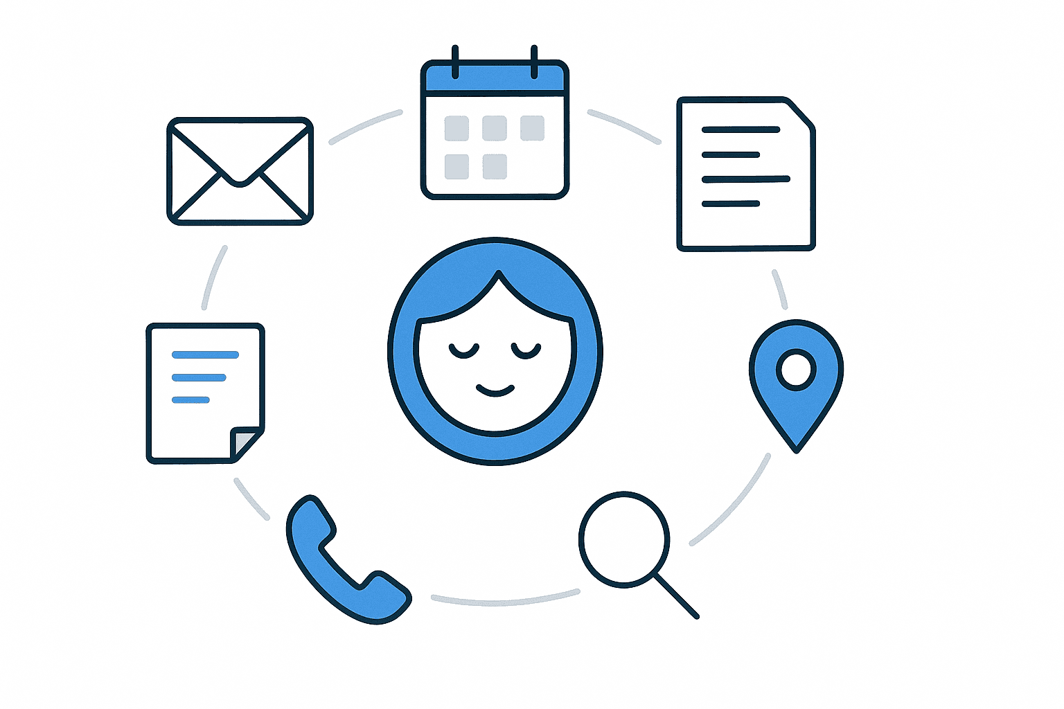 Concept illustration of Google's rumored Remy AI agent inside a connected productivity ecosystem