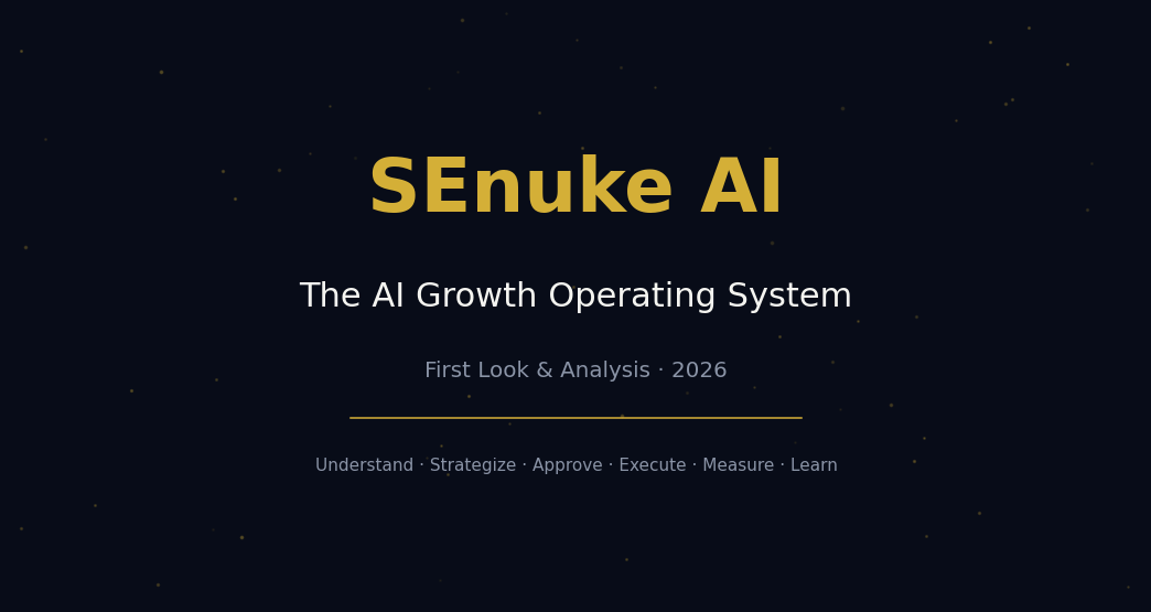 SEnuke AI review 2026 – the AI Growth Operating System first look